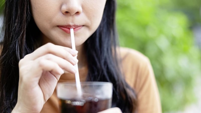 The drip, drip, dripping of fizzy drinks causes teeth to erode... 