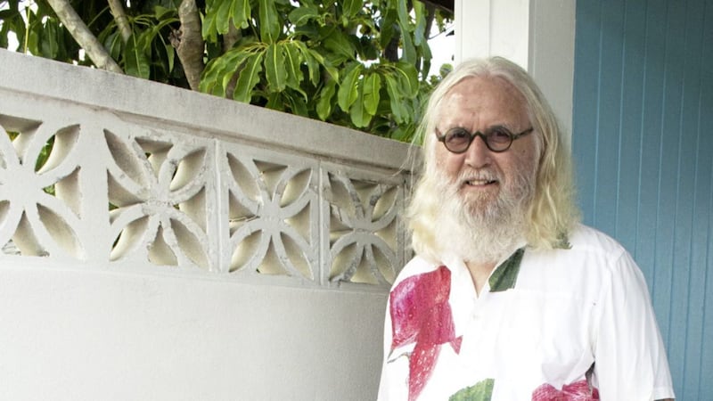Billy Connolly at his home in the Florida Keys in a scene from Billy Connolly: It&#39;s Been A Pleasure 