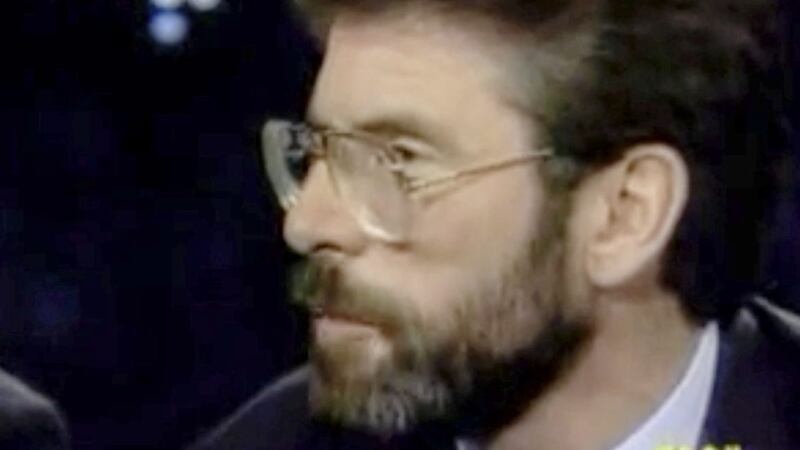 Gerry Adams on Larry King&#39;s CNN show in 1994 