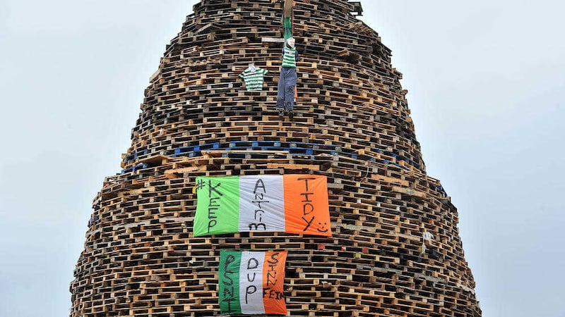 The council will continue to provide funding when loyalist bonfires have racist or sectarian displays 