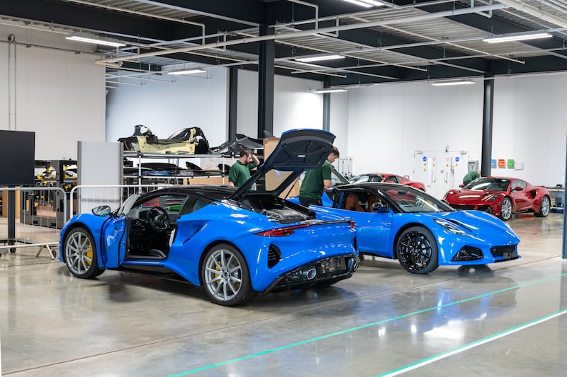 While many of Lotus’ models are now made elsewhere, it still produces its sports cars in the UK. (Lotus)