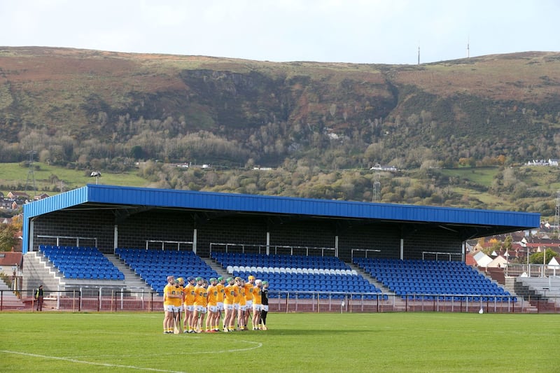 Antrim's hurlers have face Division One opposition in Dublin and Waterford so far this season at Corrigan Park  Picture: Mal McCann&nbsp;