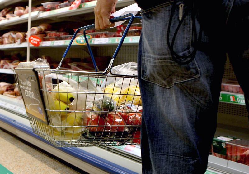 Food sales rose in April, but not by as much as the previous year