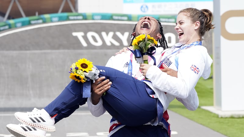 The 22-year-old, from east London, triumphed after team-mate Kye Whyte claimed Team GB’s first ever BMX medal with a silver.