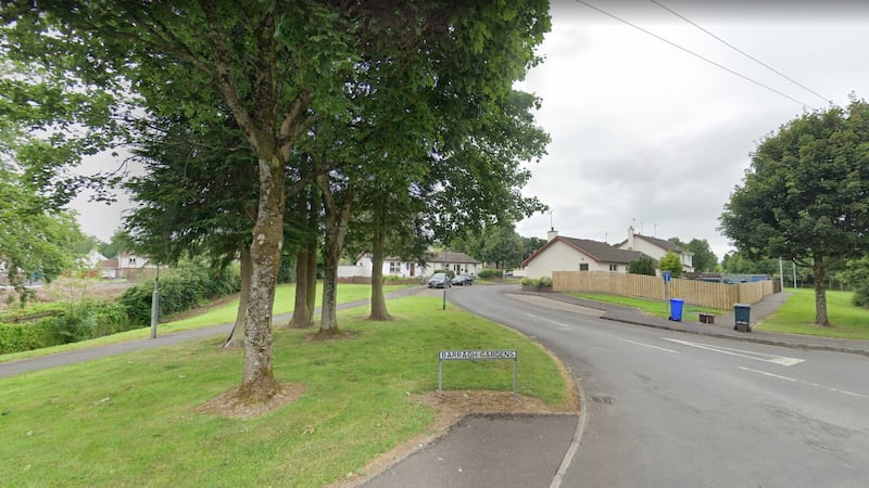 Police said the weapons and ammunition were found in the vicinity of Barragh Gardens on Saturday. (Image: Google)