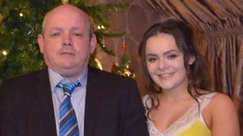 Tommy McSorley pictured with his daughter Clare&nbsp;