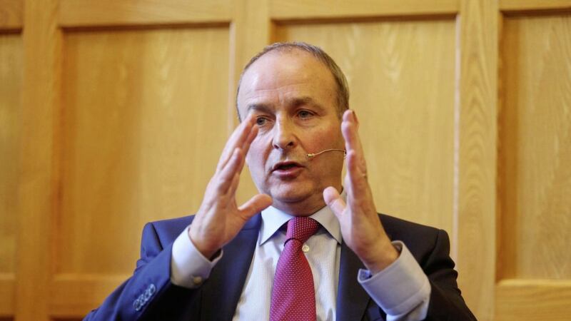 Fianna F&aacute;il leader Miche&aacute;l Martin put his foot in it over his proposal to suspend Stormont&#39;s petition of concern. Picture by Mal McCann 