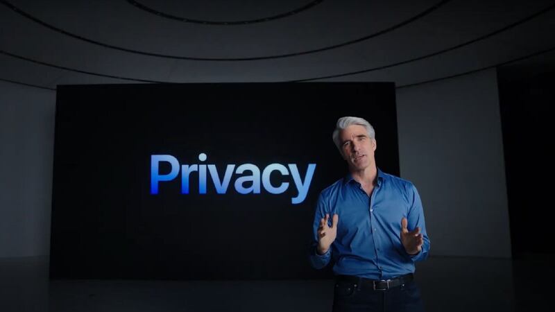 Craig Federighi said the iPhone maker wanted to offer control and transparency to its users through its growing list of privacy features.