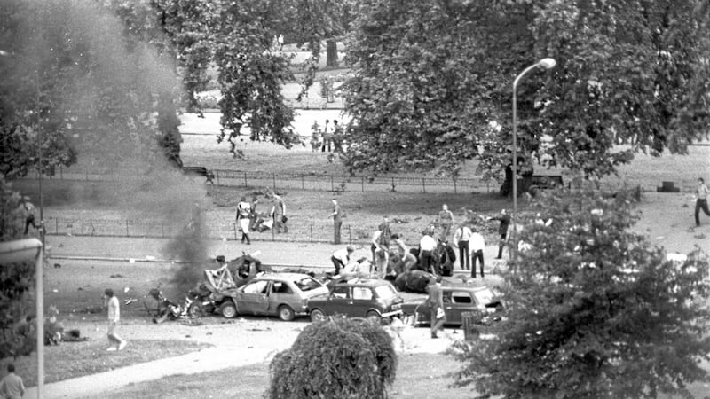 File photo dated 20/07/82 of the Hyde Park bombing. Picture from Press Association 