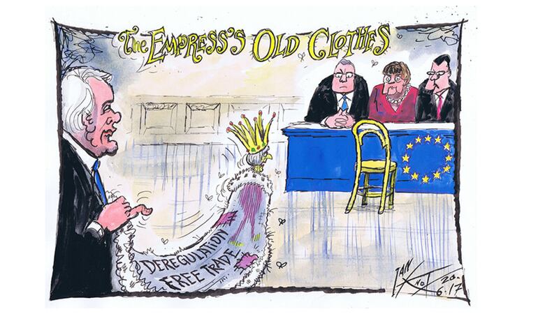 Ian Knox cartoon 20/06/17: Brexit negotiations begin&nbsp;