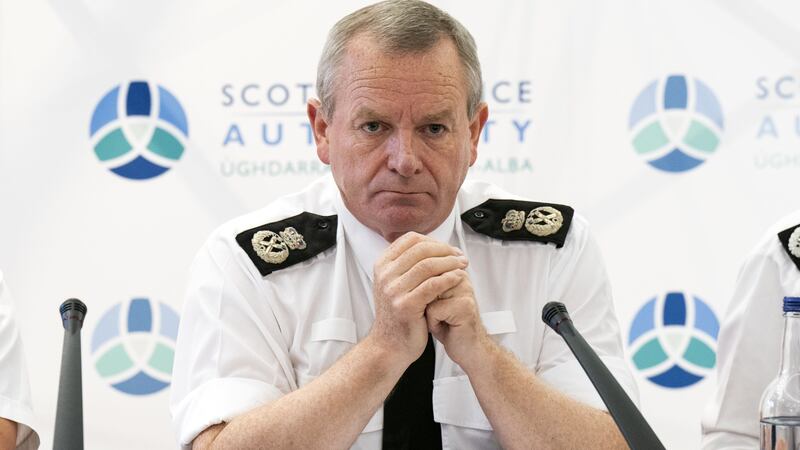 The Chief Constable is due to retire this month (Jane Barlow/PA)