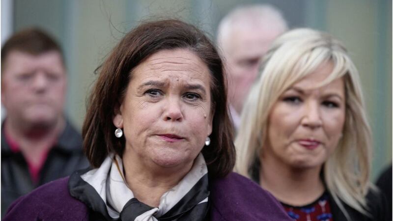 Sinn F&eacute;in Leader Mary Lou McDonald and deputy leader Michelle O&#39;Neill are expected to arrive in Washington today. Picture by Hugh Russell 