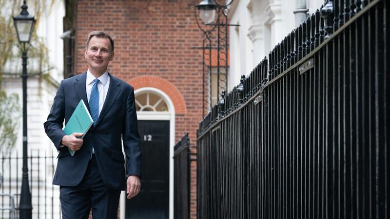 Chancellor Jeremy Hunt announced his autumn statement on Wednesday (PA)