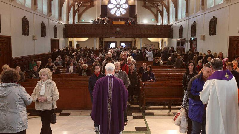 Ash Wednesday marked the first day of Lent. Picture by Mal McCann. 
