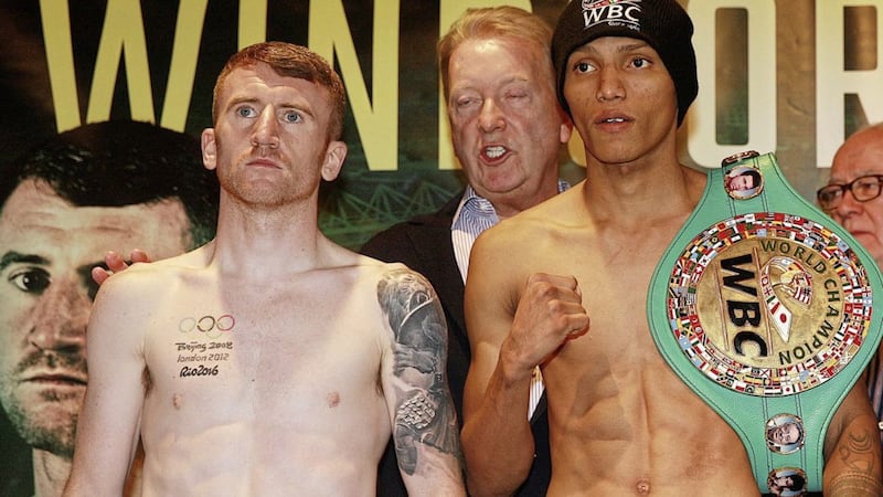Paddy Barnes challenges WBC World Flyweight champion Cristofer Rosales for his world championship  ahead of his big night at Windsor Park on Saturday night, with Tyson Fury tackles two-time world title challenger Francesco Pianeta. .picture Bill Smyth. 