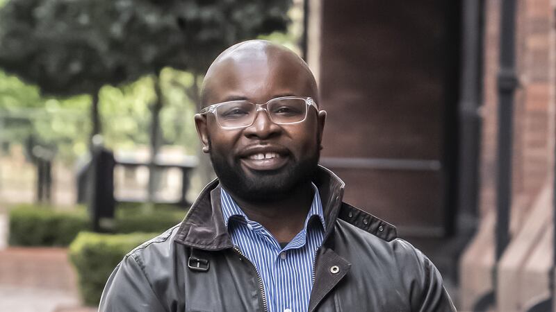 Christian social worker Felix Ngole outside Leeds Employment Tribunal where he is bringing a claim against a charity after he lost a job offer when his views on homosexuality became known