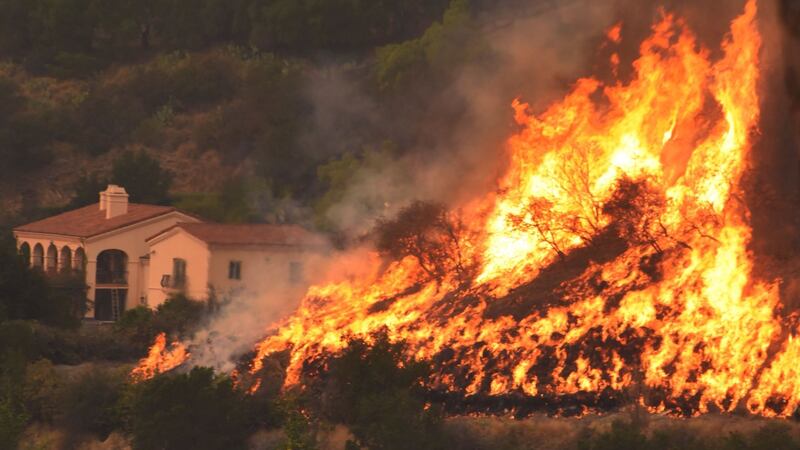 A new wave of evacuations were ordered on Saturday after the fire spread towards the wealthy community of Montecito.