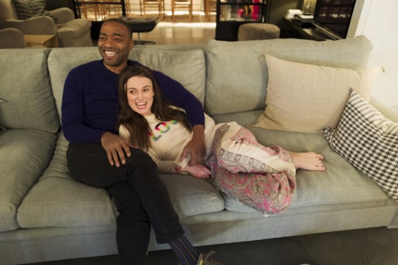 Chiwetel and Keira (BBC / Comic Relief)