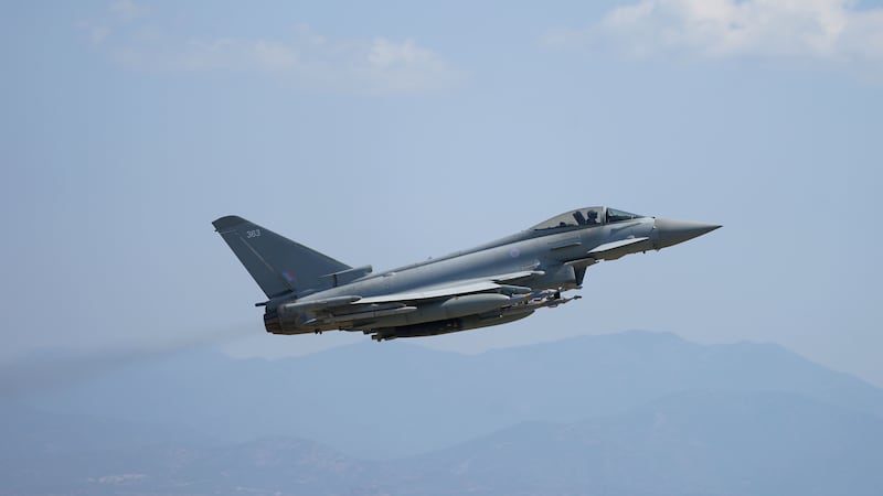 More Typhoon jets may be needed in the event of an escalation (Joe Giddens/PA)