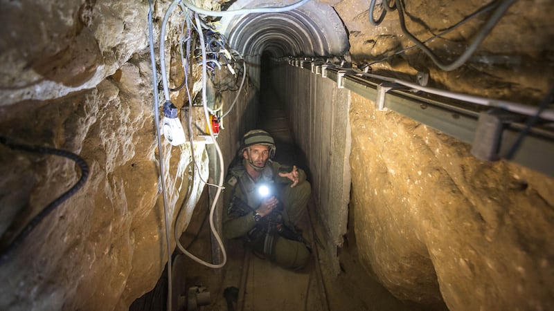 Israel faces an underground battle when it launches its offensive into Gaza (Jack Guez/pool photo/AP)