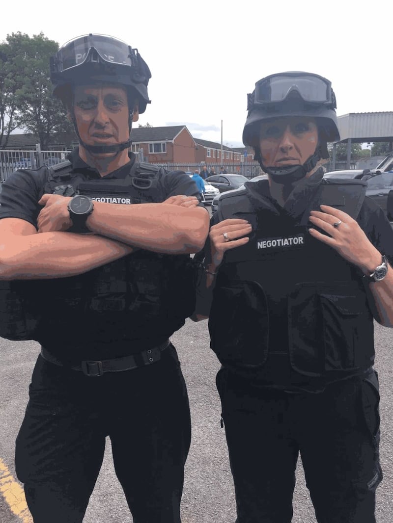 Members of the PSNI Hostage Negotiator team. Picture from PSNI
