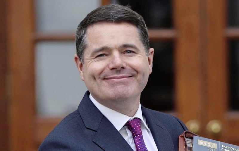 The Republic's finance minister Paschal Donohoe