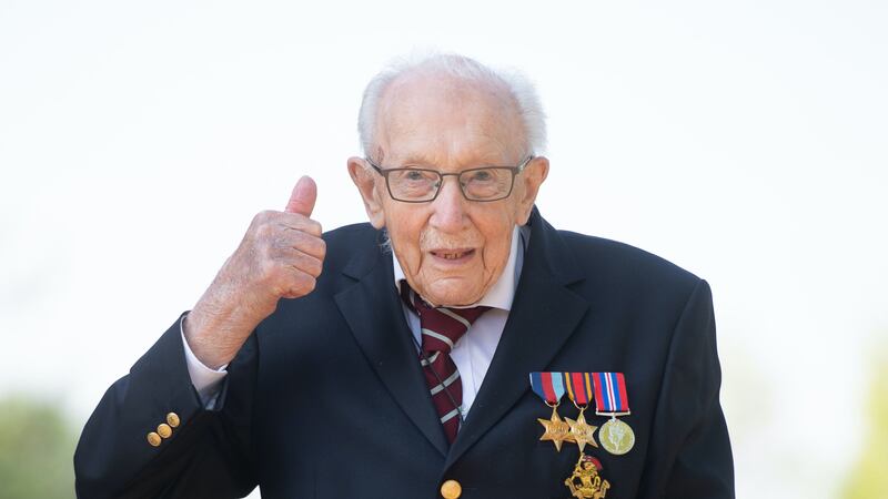 The Second World War veteran is urging people to walk and talk to spread hope and ease loneliness.