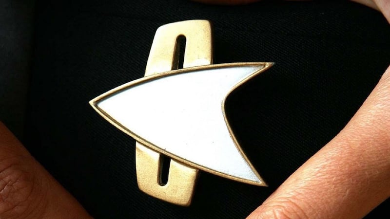 Mr Spock’s Enterprise operations uniform is included in the sale.
