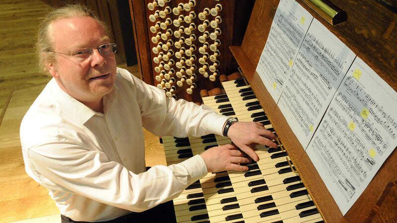 Belfast City Organist Colm Carey is in the driving seat of the Mulholland Grand Organ on March 4 and 13 at the Ulster Hall Organic Lunches, which start this week 
