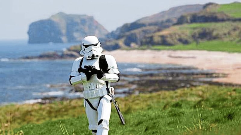 Key scenes in the latest Star Wars film &quot;The Force Awakens&quot; were filmed in Donegal and other locations across Ireland 