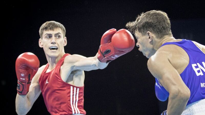 Aidan Walsh makes his World Elite Championships bow today against Israel&#39;s Miroslav Kapuler, with England&#39;s Pat McCormack waiting in the next round for the winner. Picture by PA 
