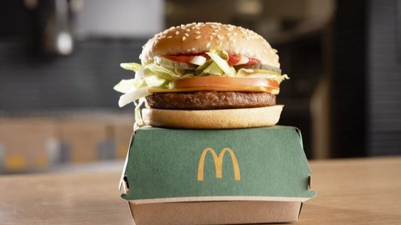 &nbsp;The new McPlant burger, their first ever plant-based burger.