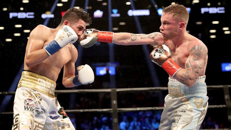 Carl Frampton took a deserved points win when he met Leo Santa Cruz in July. The pair look set for a rematch on January 28 in Las Vegas 