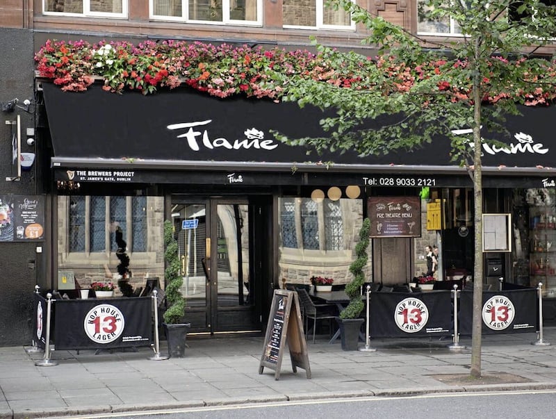 The former Flame restaurant, which has relocated to The Ewart building on Bedford Street. 