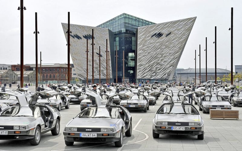 The DeLorean DMC-12 inspires a cult following, with owners of the Belfast-built cars regularly bringing the cars back to the city. Picture by Justin Kernoghan/PhotopressBelfast.co.uk 