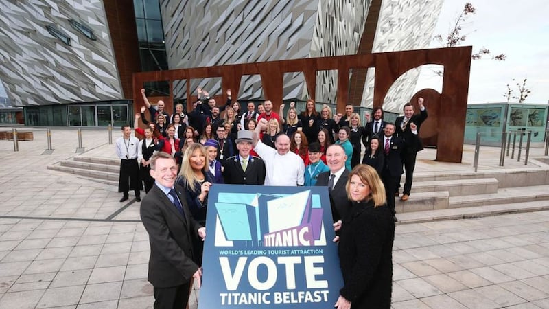 Titanic Belfast has been shortlisted for the title of World&#39;s Leading Tourist Attraction 