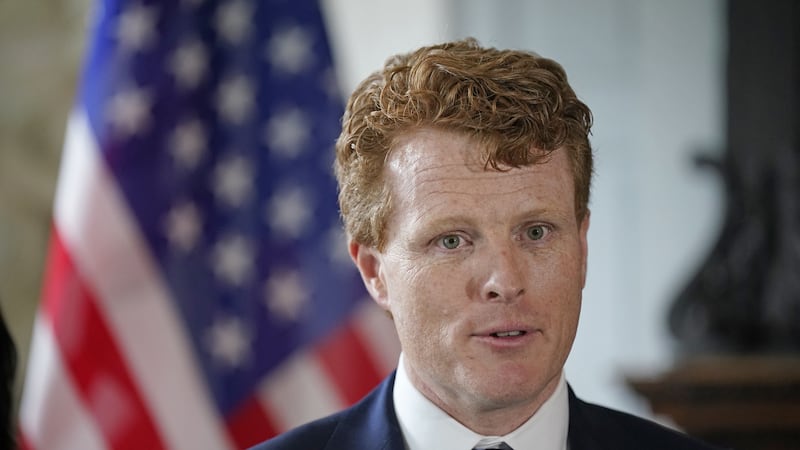 Joseph Kennedy III will meet representatives from a range of business, academic and civic leaders across Northern Ireland (Niall Carson/PA)