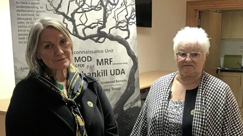 Murder victim, Eddie Fullerton&#39;s daughter, Amanda (left) and widow, Diana said the Ombudsman&#39;s report upholds their belief that security forces colluded with his loyalist killers.  