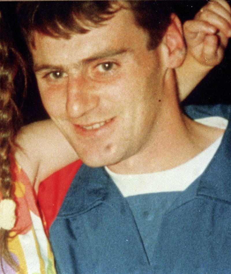Michael Morrison (27) one of the nine victims of the IRA's bomb at a fish shop on the Shankill Road