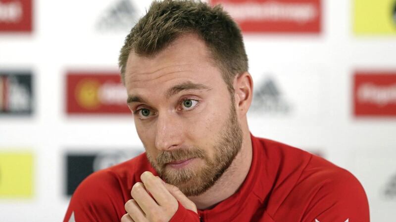 Denmark midfielder Christian Eriksen is to be fitted with a heart-starting device after suffering a cardiac arrest on the pitch last weekend. Picture by PA 