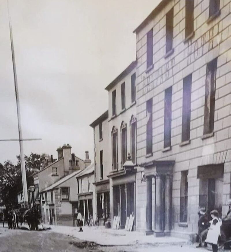 The Belfast Hotel and Bar on Holywood&#39;s Main Street, where today the Lynchpin caf&eacute; has opened 