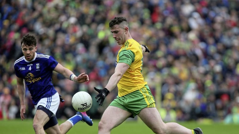 Patrick McBrearty scored four points in the Ulster final. Picture: Seamus Loughran 