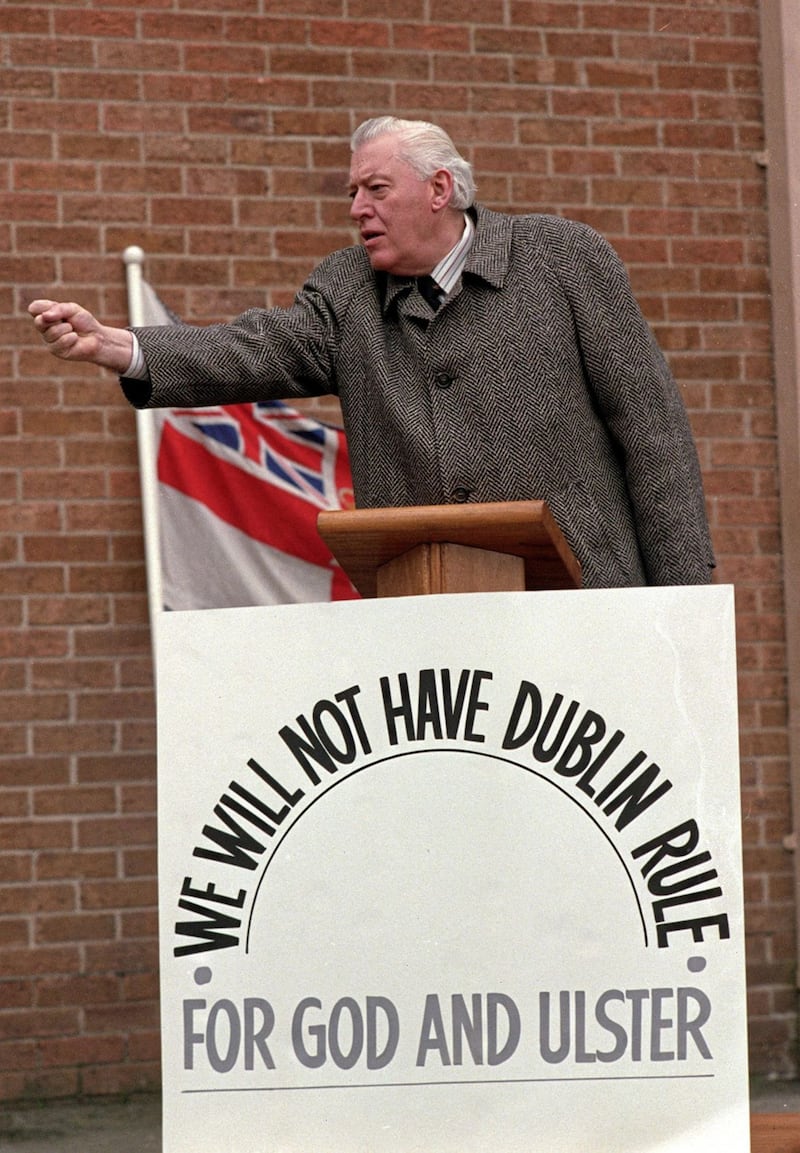 Ian Paisley in March 1992