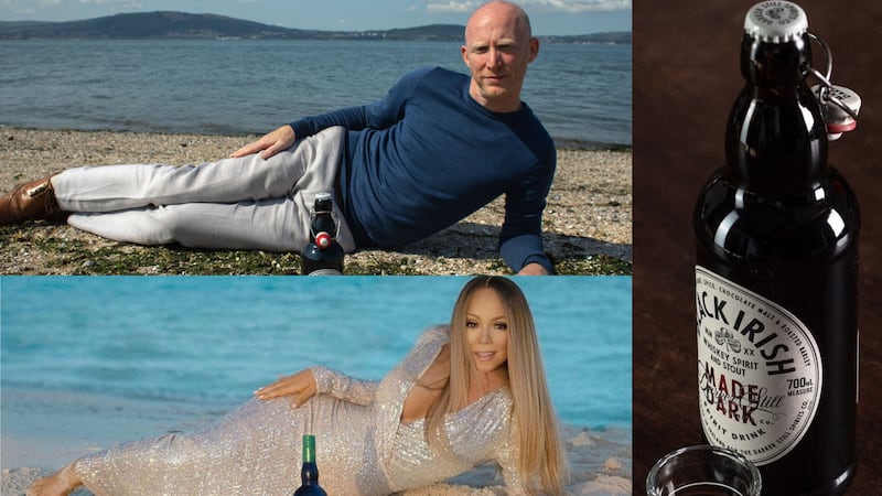 From Hollywood to Holywood, Richard Ryan at Belfast Lough with his own tongue-in-cheek take on Mariah Carey's Instagram photo.