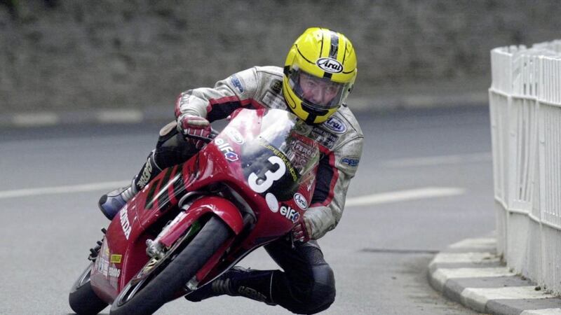 The late, great Joey Dunlop on his way to his final TT win in 2000 Picture: Stephen Davison 