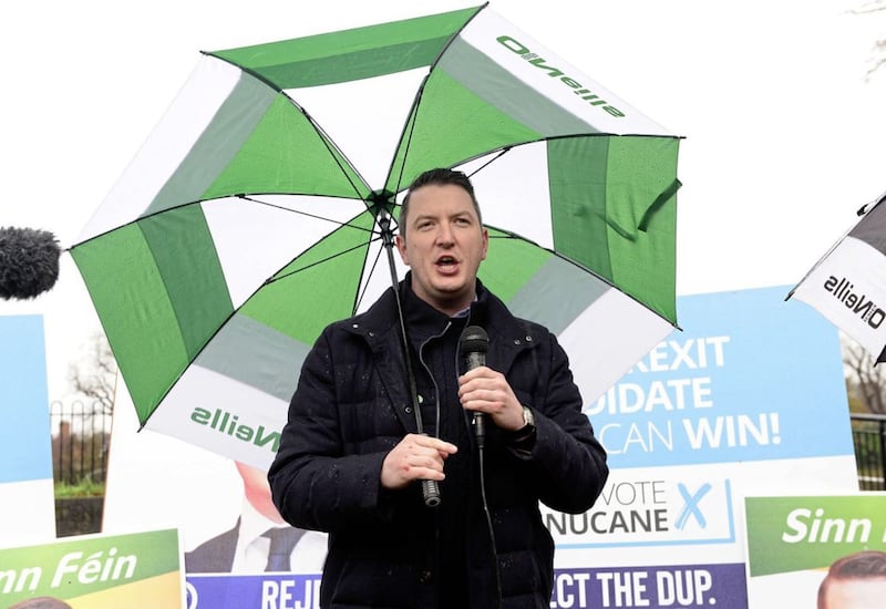 Sinn F&eacute;in&#39;s John Finucane is standing for the party in North Belfast. Picture By: Arthur Allison/ Pacemaker. 