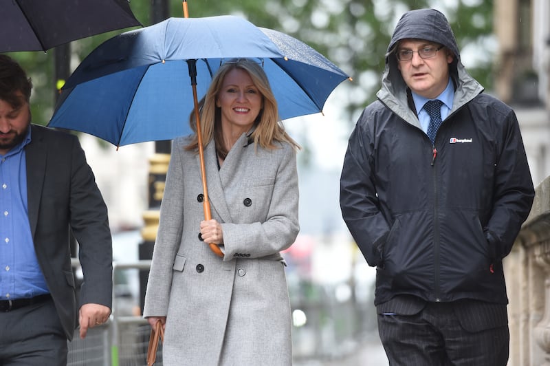 Conservative MPs Esther McVey and Philip Davies