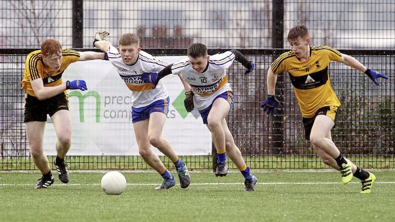 Errigal Ciaran, current Tyrone senior champions, will put a proposal before county convention seeking a return for minor to U18 without the GAA&#39;s stipend that minors be banned from playing underage football. Picture by Seamus Loughran 
