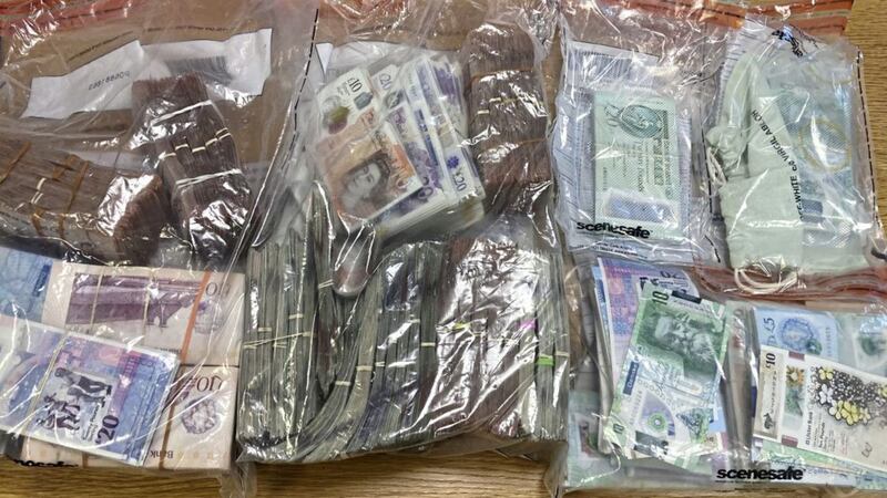 Police seized &pound;90,000 in cash in south Belfast 