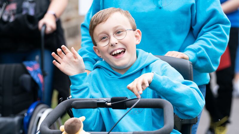 Ten-year-old Tobias Weller, who has cerebral palsy and autism, has raised more than £150,000 for his school and The Children’s Hospital Charity.